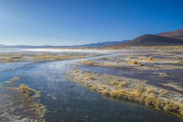 Lago a vapor — Fotografia de Stock