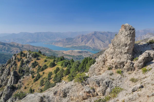 Chimgan в Узбекистані — стокове фото