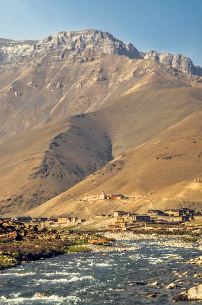 Nepalese rivier — Stockfoto