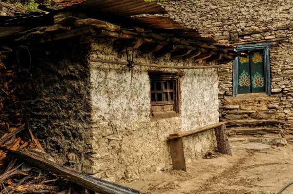 Vieux village au Népal — Photo