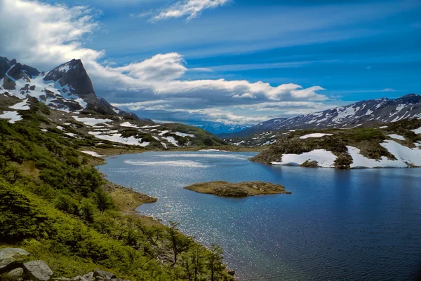 Lago en Dientes de Navarino — Foto de Stock