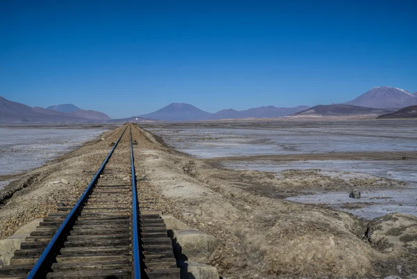 Carriles en el desierto —  Fotos de Stock