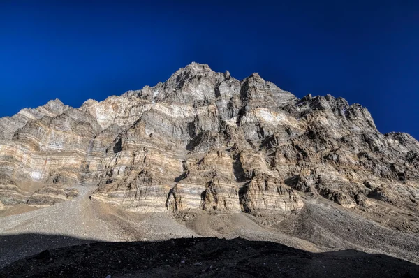 Mountain wall in Tajikistan — Stock Photo, Image