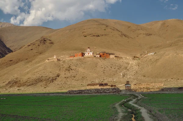 Antiguo pueblo nepalí — Foto de Stock