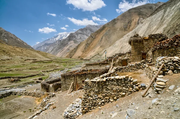 Antiguo pueblo nepalí — Foto de Stock