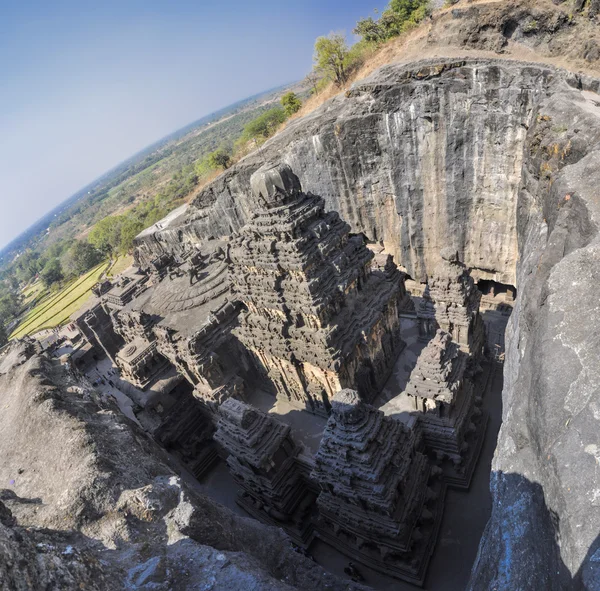 Ellora jeskyní v Indii — Stock fotografie