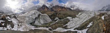 Engilchek buzul panorama
