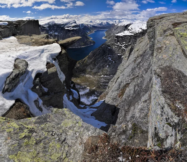 Trolltunga, Norwegia — Zdjęcie stockowe