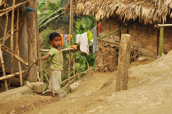 Criança pequena em nagaland — Fotografia de Stock