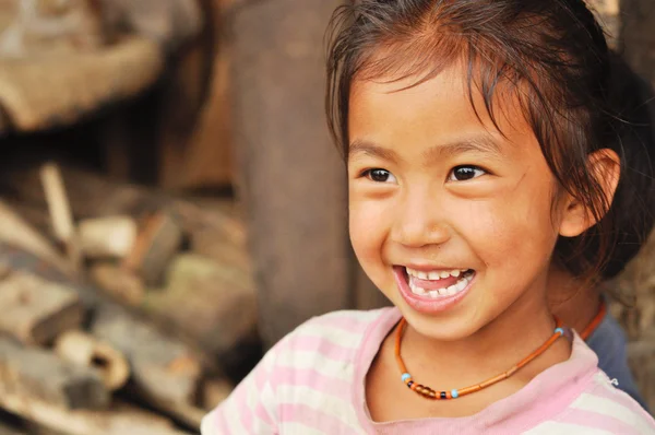 Laughing girl Nagaland, India