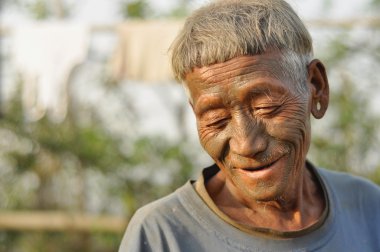 Portre eski dostum Nagaland, Hindistan