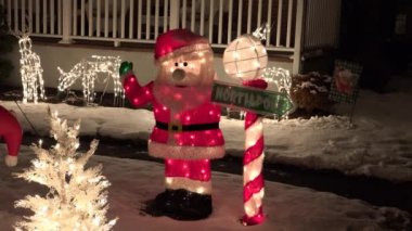 Noel Baba Kuzey Kutbu işaret ekran mesaj