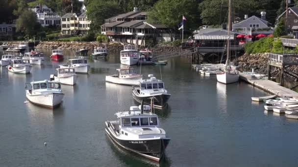 Perkins Cove, Ogunquit, Maine — Stock video