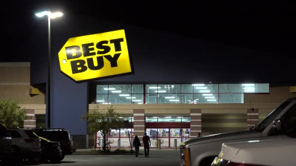 Best Buy Electronics Storefront — Stock Video