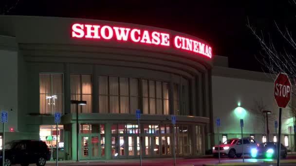 Showcase Cinema Entrance — Stock Video