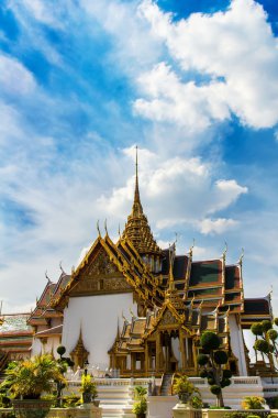 Grand palace mavi gökyüzü üzerinde. Bangkok. Tayland.
