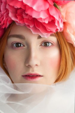 La a vintage Fransızca güzel sarışın (ging Prenses portresi