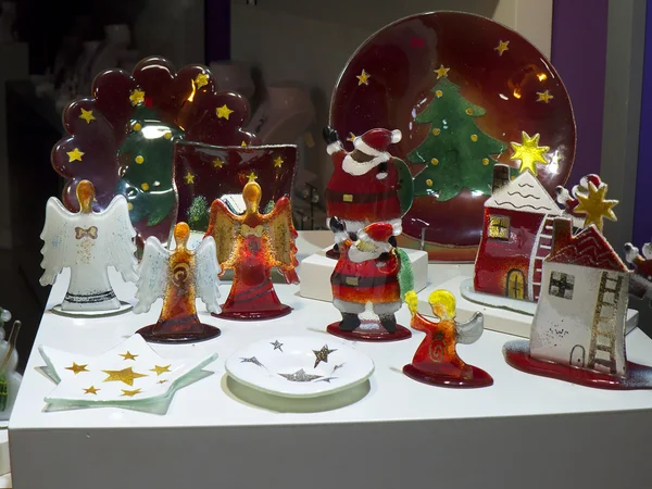 Splendid Christmas decoration in Nerja Spain — Stock Photo, Image