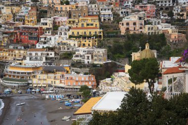 Positano güzel kasaba İtalya Salerno Bay
