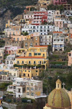 Positano güzel kasaba İtalya Salerno Bay