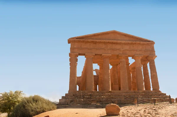 Agrigente Sicile Couvre Une Zone Appelée Vallée Des Temples Est — Photo