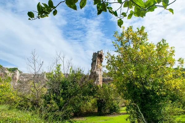 Neopolis Arkeologiska Zon Syrakusa Siracusa Sicilien Italien Detta Område Omfattar — Stockfoto