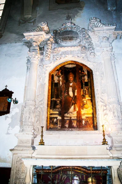 Interior Duomo Cathedral Siracusa Syracuse Sicily Italy City Noted Its — Stock Photo, Image