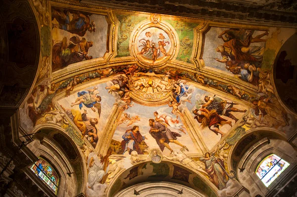 Innenraum Des Doms Oder Der Kathedrale Syrakus Oder Syrakus Sizilien — Stockfoto