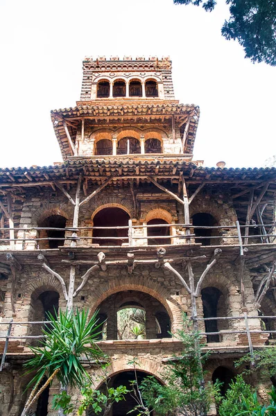 Villa Comunale Taormina Era Una Nobile Donna Inglese Nome Florence — Foto Stock