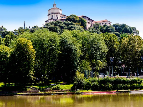 Castello Del Valentino Banks River Turin Italy Located Parco Del — Stock Photo, Image