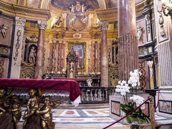 Vackert Altare Kyrkorna Eller Palatsen Turin Italien Detta Stad Spektakulärt — Stockfoto