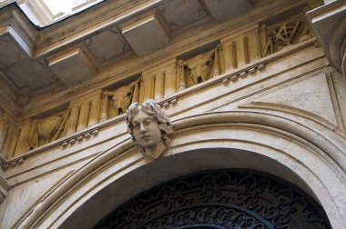 Kuzey İtalya 'nın Venedik bölgesindeki güzel İtalyan şehri Vincenza' da mimari detaylar..