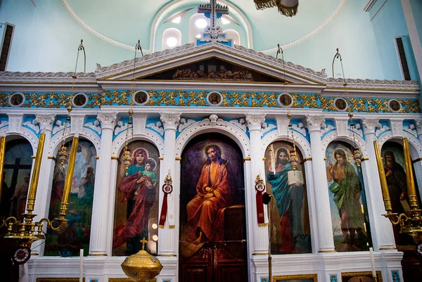 Les Églises Île Képhalonie Sont Presque Toutes Grecques Orthodoxes Les — Photo