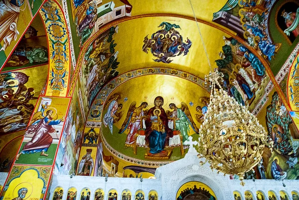 Kostely Ostrově Kefalonie Jsou Téměř Všechny Řecké Ortodoxní Křesťan Řecké — Stock fotografie