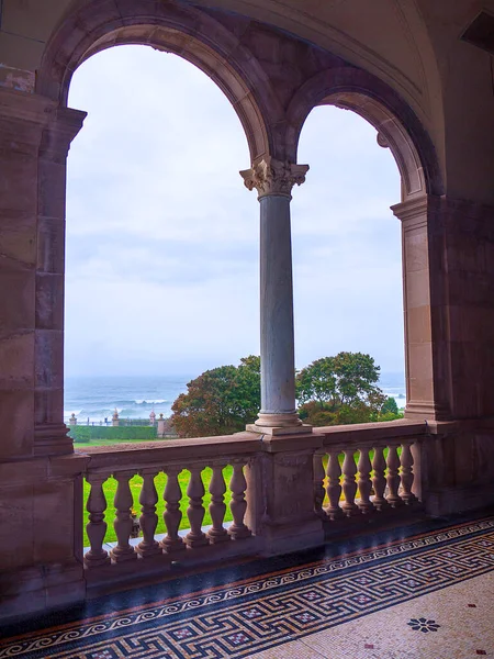 Magnificent Mansion Garden Shoreline Rhode Island Usa — Stock Photo, Image