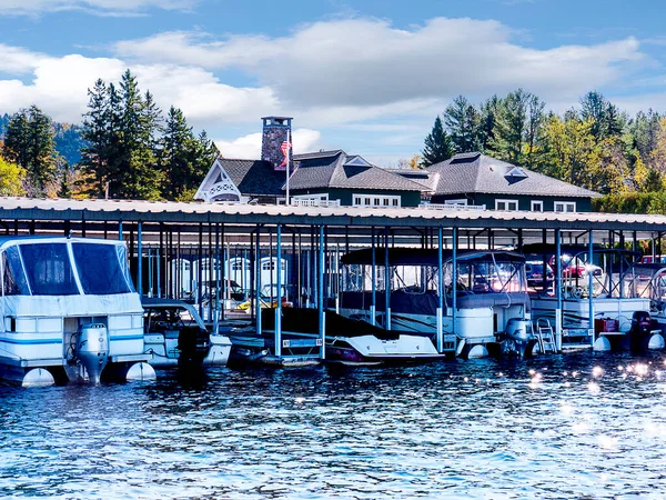Der Lake Winnipesaukee Ist Seit Vielen Jahren Ein Touristenziel Insbesondere — Stockfoto
