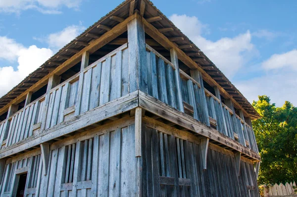 Plimoth Plantation Ett Levande Museum Plymouth Massachusetts Som Visar Den — Stockfoto