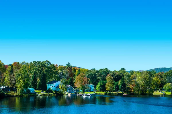 Beautiful Lake Placid Adirondack Mountains Essex County New York Usa — Stockfoto