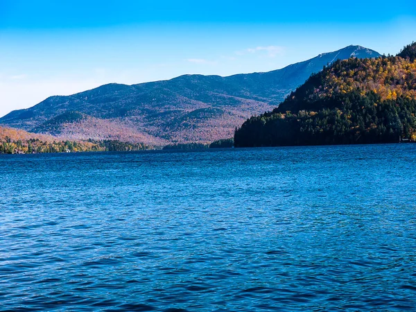 Les Rivières Lacs Montagnes Nouvelle Angleterre Automne Les Couleurs Automnales — Photo