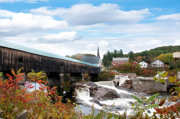 The Bath Covered Bridge is a historic covered bridge over the Ammonoosuc River off US 302 and NH 10 in Bath, New Hampshire. Built in 1832, it is one of the state's oldest surviving covered bridges.