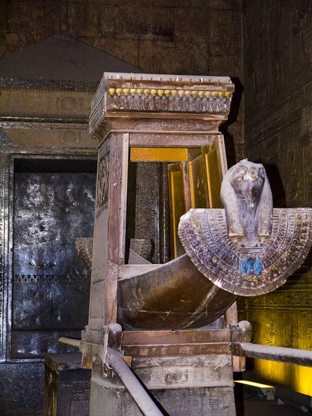 Второй Величине Храм Египте После Карнака Один Самых Хорошо Сохранившихся — стоковое фото