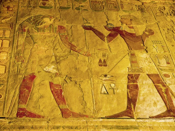 Temple Mortuary Faraó Fêmea Hatshepsut Vale Dos Nobres Luxor Egipto — Fotografia de Stock