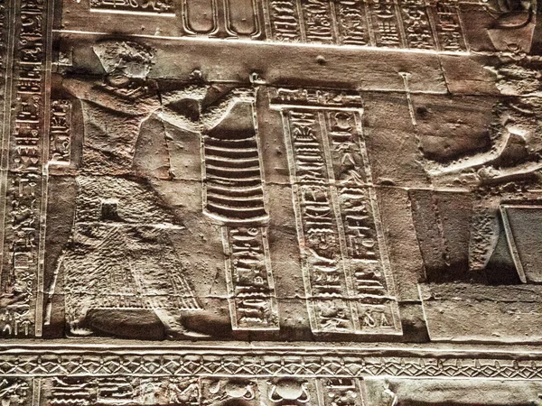 Храм Дендере Эйгпте Посвященный Хатхору Использовался Королевой Клеопатрой Известной Своим — стоковое фото