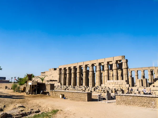 Luxor Temple Είναι Ένα Αιγυπτιακό Συγκρότημα Ναού Που Βρίσκεται Στην — Φωτογραφία Αρχείου