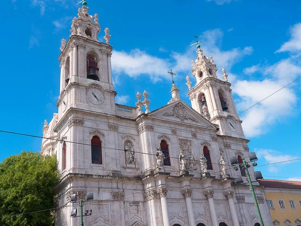 Basilica Estrela Basilica Reale Convento Del Sacro Cuore Gesù Una — Foto Stock