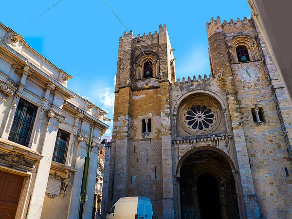 Patriarchal Cathedral Mary Major Lisbon Cathedral Known Portugal Classified National — Stock Photo, Image