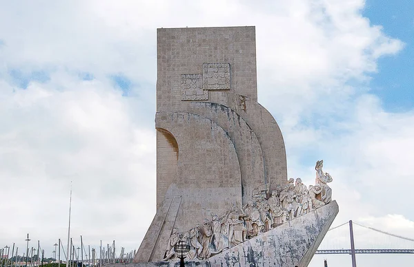 Μνημείο Για Τους Πορτογάλους Εξερευνητές Επικεφαλής Τον Henry Navigator Στην — Φωτογραφία Αρχείου