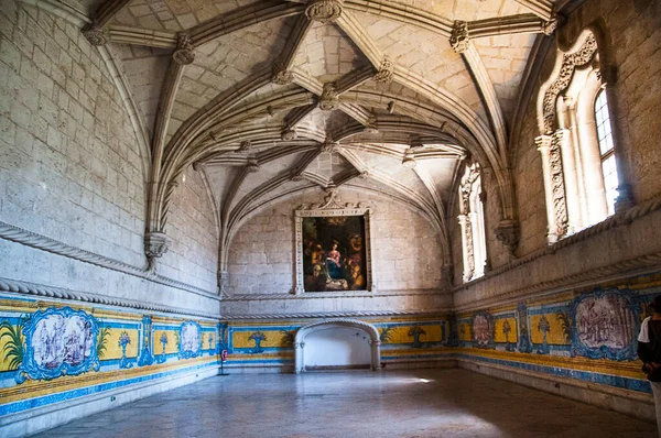Cloister Room Jeronimos Monastery Lisbon Portugal — Stock Photo, Image