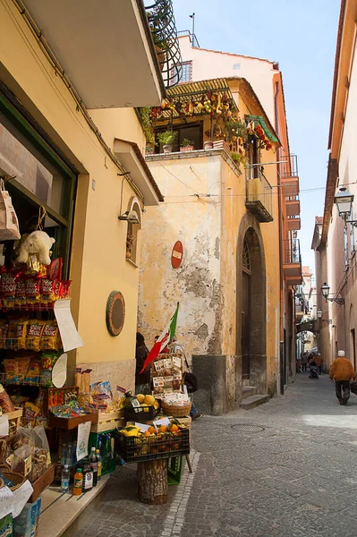 Old Part Sorrento Commonly Called Drains Atmospheric Charming Shopping Experience — Stock Photo, Image