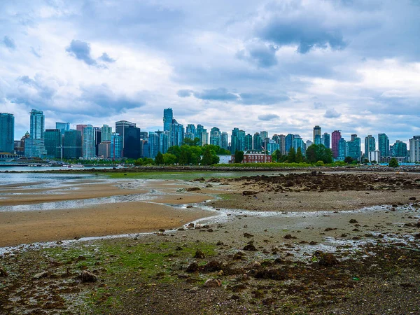 Miasto Vancouver Leży Nad Brzegiem Oceanu Spokojnego Jest Najmłodsze Miasto — Zdjęcie stockowe
